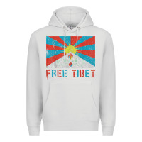 Dove Grey free tibet Premium Hoodie - linhVisuals