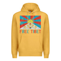 Mustard free tibet Premium Hoodie - linhVisuals