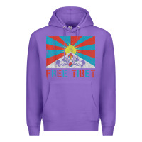 Purple free tibet Premium Hoodie - linhVisuals