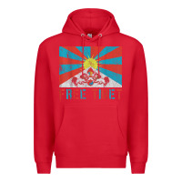 Red free tibet Premium Hoodie - linhVisuals