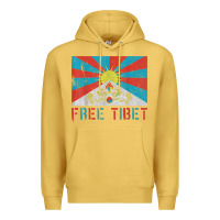 Antique Gold free tibet Premium Hoodie - linhVisuals