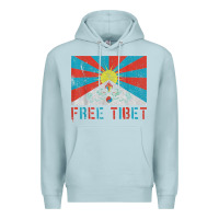 Blue Mist free tibet Premium Hoodie - linhVisuals