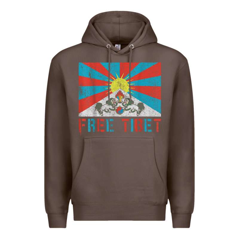 Free Tibet Premium Hoodie by linhVisuals | Teevron