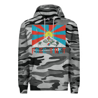 Slate Camo free tibet Premium Hoodie - linhVisuals