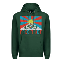 Sports Green free tibet Premium Hoodie - linhVisuals