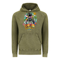 Vintage Olive summer vibes messy bun Vintage Hoodie - BarkalooDesign