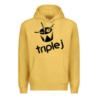 Antique Gold triple j Premium Hoodie - linhVisuals