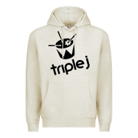 Oatmeal Heather triple j Premium Hoodie - linhVisuals