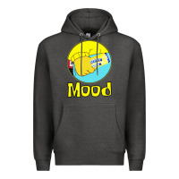 Charcoal Heather twisted tea mood Premium Hoodie - linhVisuals