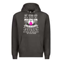 Smoke my husband holds the key to my heart Premium Hoodie - linhVisuals