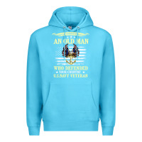 Ocean Blue never underestimate an old man us navy veteran Premium Hoodie - linhVisuals