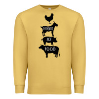 Antique Gold Friend Not Food Premium Sweatshirt - Bettercallsaul