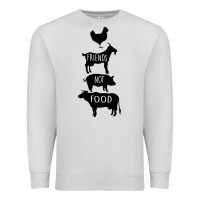 Dove Grey Friend Not Food Premium Sweatshirt - Bettercallsaul