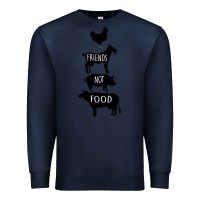 Navy Friend Not Food Premium Sweatshirt - Bettercallsaul