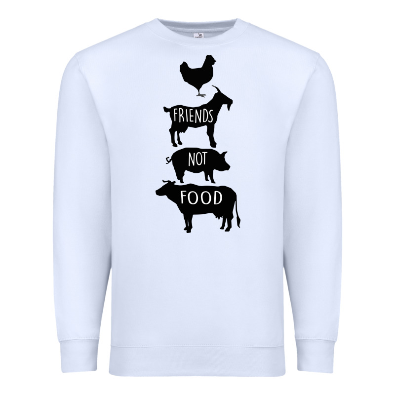 Friend Not Food Premium Sweatshirt by Bettercallsaul | Teevron