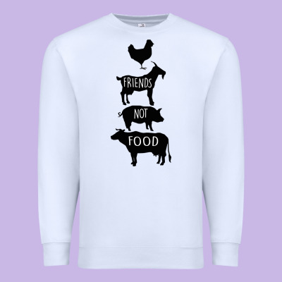 Friend Not Food Premium Sweatshirt Designed By Bettercallsaul