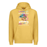 Antique Gold november girl make no mistake my personality funny Premium Hoodie - linhVisuals