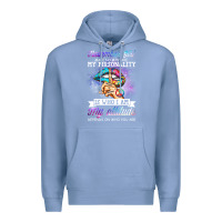 Colony Blue november girl make no mistake my personality funny Premium Hoodie - linhVisuals