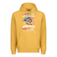 Mustard november girl make no mistake my personality funny Premium Hoodie - linhVisuals