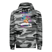 Slate Camo november girl make no mistake my personality funny Premium Hoodie - linhVisuals