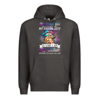 Smoke november girl make no mistake my personality funny Premium Hoodie - linhVisuals