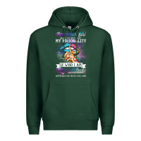 Sports Green november girl make no mistake my personality funny Premium Hoodie - linhVisuals