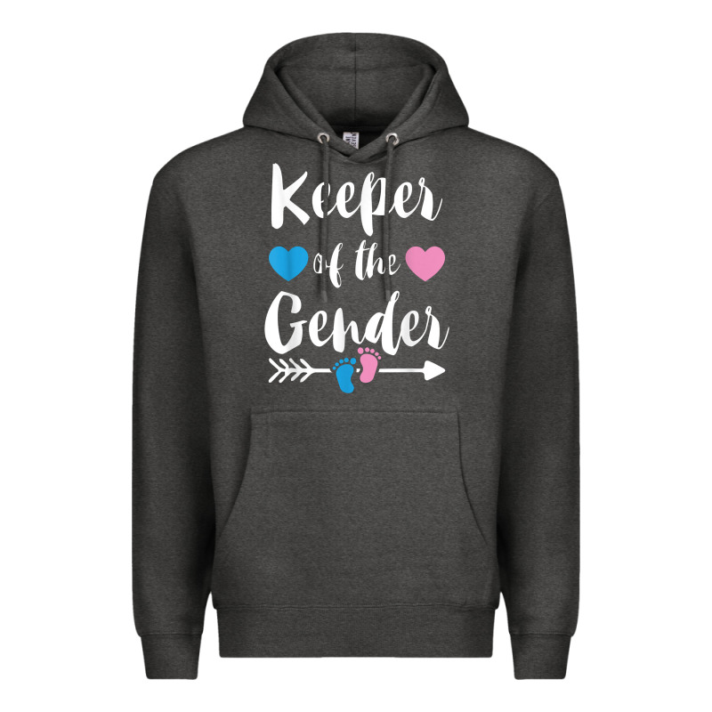Keeper Of The Gender Reveal Tee Shirt Girl Or Boy Blue Pink Premium Hoodie by linhVisuals | Teevron