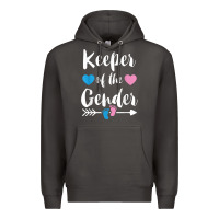 Smoke keeper of the gender reveal tee shirt girl or boy blue pink Premium Hoodie - linhVisuals