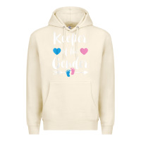 Tofu keeper of the gender reveal tee shirt girl or boy blue pink Premium Hoodie - linhVisuals