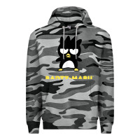 Slate Camo badtz maru character front and back t shirt Premium Hoodie - linhVisuals