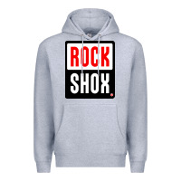 Heather Grey shox rocks Premium Hoodie - linhVisuals