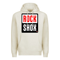 Oatmeal Heather shox rocks Premium Hoodie - linhVisuals