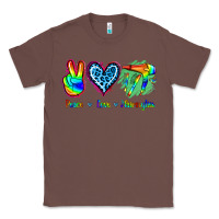 Chestnut Peace Love Hairstylist Classic Tee - Jasminsmagicworld