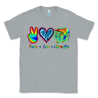 Heather Grey Peace Love Hairstylist Classic Tee - Jasminsmagicworld