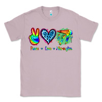 Lilac Peace Love Hairstylist Classic Tee - Jasminsmagicworld