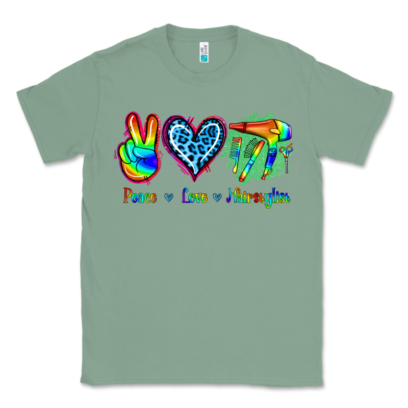 Peace Love Hairstylist Classic Tee by Jasminsmagicworld | Teevron