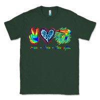 Sports Green Peace Love Hairstylist Classic Tee - Jasminsmagicworld