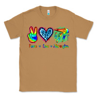 Toasted Coconut Peace Love Hairstylist Classic Tee - Jasminsmagicworld