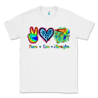 White Peace Love Hairstylist Classic Tee - Jasminsmagicworld