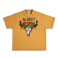 Peanut Butter merry christmas bull skull Urban Heavy Tee - RanaPortraitStore