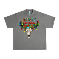 Tornado merry christmas bull skull Urban Heavy Tee - RanaPortraitStore