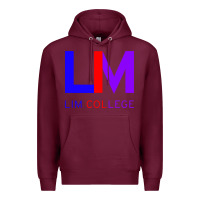 Burgundy lim college Premium Hoodie - linhVisuals