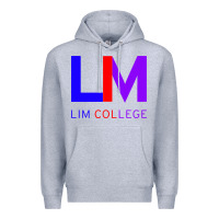 Heather Grey lim college Premium Hoodie - linhVisuals