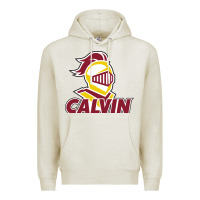 Oatmeal Heather calvin knights cu Premium Hoodie - linhVisuals