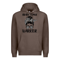 Coffee brain cancer tumor awareness go gray in may t shirt Premium Hoodie - linhVisuals