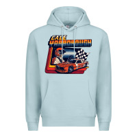 Blue Mist vintage cale yarborough classic Premium Hoodie - linhVisuals