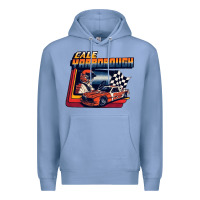 Colony Blue vintage cale yarborough classic Premium Hoodie - linhVisuals