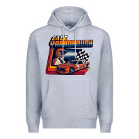 Heather Grey vintage cale yarborough classic Premium Hoodie - linhVisuals