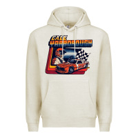 Oatmeal Heather vintage cale yarborough classic Premium Hoodie - linhVisuals
