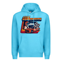 Ocean Blue vintage cale yarborough classic Premium Hoodie - linhVisuals